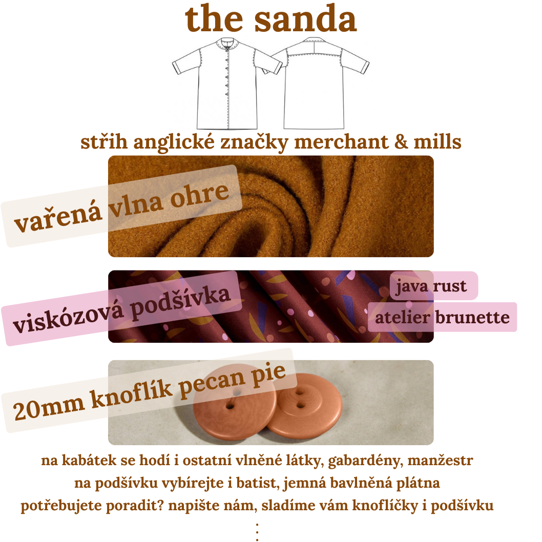 Inspirace na ušití kabátku The Sanda | peonygarden